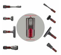 Nordara 5Pcs Vacuum Cleaner Brush Kit For Dyson V6 V7 V8 V10 V11 DC Series in Grey Nordara Grey