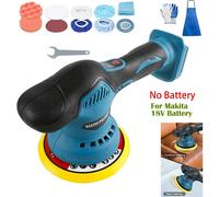 Nordara 6" Cordless Car Polisher Buffer Sander For Makita 18/21V in Blue Nordara Blue