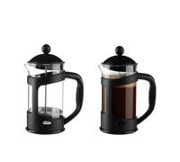 Nordara 6 cup Glass Coffee Plunger Pitcher Maker in Black | Size: 100ml Nordara Black 100ml