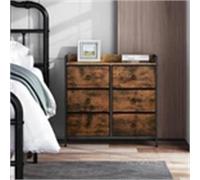 Nordara 6 Drawers-Bedroom Furniture Storage in Brown | Size: 100 cm Nordara Brown 100 cm