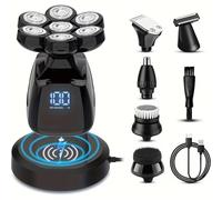 Nordara 6 In 1 7D Floating Electric Head Shaver Wet Dry Bald Men Grooming Kit | Size: 100g Nordara 100g