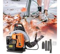 Nordara 63CC Petrol Backpack Leaf Blower Garden Easy Start Outdoor Tool in Orange Nordara Orange
