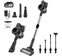 Nordara 6500W Cordless Handheld Vacuum Cleaner Lightweight in Black | Size: 100 cm x 100 cm Nordara Black 100 cm x 100 cm