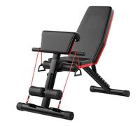 Nordara 7 Level Adjustable Foldable Dumbbell Bench Home Fitness in Black | Size: 0-3 m Nordara Black 0-3 m
