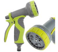 Nordara 8 Function Garden Watering Spray Gun Hose Nozzle Car Wash Comfy Grip in Grey Nordara Grey