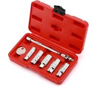Nordara 8-PCS 3/8" Drive 6-Point Spark Plug Socket Set in Silver | Size: 10000mm x 520mm Nordara Silver 10000mm x 520mm