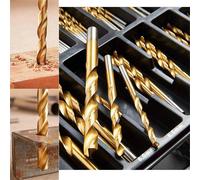 Nordara 99Pcs HSS-Co Cobalt Drill Bit Set for Stainless Steel & Metal in Gold Nordara Gold