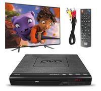 Nordara All Region Free Mini DVD Player USB TV Remote Control in Black Nordara Black