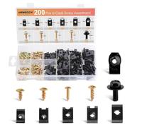 Nordara Assorted Spire Clips, U Nuts, Speed Fasteners, Self Tapping Screws Nordara Multicolor