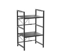 Nordara Black 3 Tier-Microwave Oven Shelf Kitchen Storage Solution Nordara Black