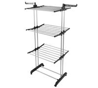 Nordara Black 4 Tier Foldable Clothes Airer Laundry Dry Rack Nordara Black