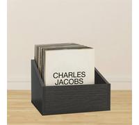 Nordara Black Modern Vinyl Record Storage Box LP Holder for 12" Records Nordara Black