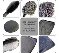 Nordara Car Detailing Brush Set 9Pcs Interior Wheel Cleaning Nordara Multicolor