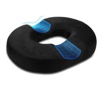 Nordara Coccyx Cushion Memory Foam Seat Support Orthopedic Pillow in Black | Size: 45 cm x 30 cm Nordara Black 45 cm x 30 cm