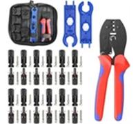 Nordara Connector Spanner PV Crimper Wire Stripper Crimping Kit in Black | Size: 100 cm Nordara Black 100 cm