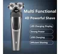 Nordara Cordless Beard Trimmer for Men Nose Hair Shaver Grooming Kit in Grey