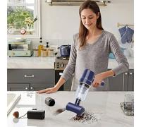 Nordara Cordless Car Vacuum Cleaner Wet Dry Strong Suction UK in Blue Nordara Blue