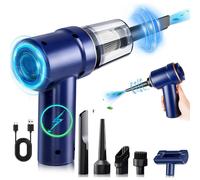 Nordara Cordless Electric Air Duster Blower Vacuum for Car PC Laptop in Blue Nordara Blue