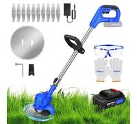 Nordara Cordless Grass Trimmer & Edger with 1 Battery in Blue Nordara Blue