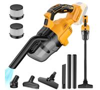 Nordara Cordless Handheld Vacuum Cleaner for DEWALT 20v Max Battery Tool in Yellow | Size: 9 Pack Nordara Yellow 9 Pack