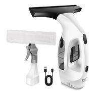Nordara Cordless Rechargeable Window Vacuum Glass Cleaner Handheld in White Nordara White