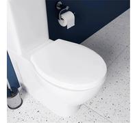 Nordara Croydex Anti-Bacterial White Soft Close Toilet Seat Quick Hinges UK Nordara White