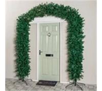 Nordara Double Door Plain Green Christmas Tree Arch | Size: 100 cm Nordara Green 100 cm