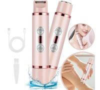 Nordara Dual Head Lady Shaver Electric Bikini Trimmer In Pink pink