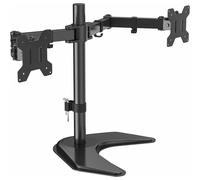 Nordara Dual LCD Monitor Arm Desk Mount 13-27" Screen Riser Bracket in Black Nordara Black