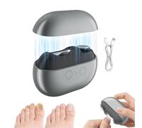 Nordara Electric Automatic Nail Clippers File Safe Trimmer Rechargeable in Grey