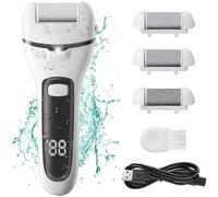 Nordara Electric Foot File Callus Remover, Professional Pedicure Kit in White