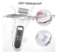 Nordara Electric Foot File Grinder Callus Remover Pedicure Tools in Clear
