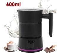 Nordara Electric Milk Frother Foamer 4 in 1 Hot Cold for Coffee Latte 600ML in Black Nordara Black