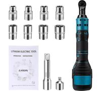 Nordara Electric Ratchet Wrench 3/8" For 18V Batteries Replacement DWR180Z in Teal Nordara Teal