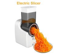 Nordara Electric Salad Slicer Fruit Cutter Vegetable Grater Chopper Maker in White Nordara White