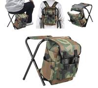 Nordara Folding Fishing Stool with Backpack Portable Camping Chair Outdoor Nordara Multicolor