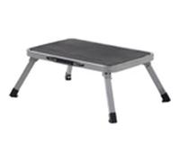 Nordara Heavy Duty Anti-slip Metal One Step Footstool in Grey Nordara Grey