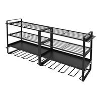 Nordara Heavy Duty Power Tool Organizer Wall Mount Storage Rack in Black | Size: 1800mm x 900mm Nordara Black 1800mm x 900mm