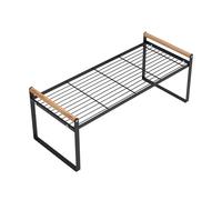 Nordara Large Under Sink Storage Rack, Kitchen Cupboard Pantry Organizer in Black | Size: 0.6m2 Nordara Black 0.6m2