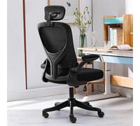 Nordara Mesh Office Chair, Ergonomic Adjustable Swivel Computer Chair in Black Nordara Black