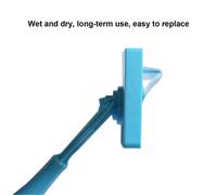 Nordara Microfiber Baseboard Home Cleaning Skirting Mop in Blue Nordara Blue