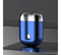 Nordara Mini USB Rechargeable Portable Electric Shaver, Pocket Size for Men in Blue
