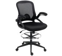 Nordara Office Stool, 360 Degree Swivel Height Adjustable Chair, Black | Size: 100 cm x 60 cm Nordara Black 100 cm x 60 cm
