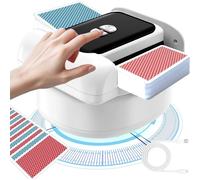 Nordara Rechargeable Automatic Electric Poker Card Shuffler in White Nordara White