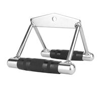 Nordara Rubber Double V Row Close Grip Handle Multi Gym Cable Attachment in Black Nordara Black