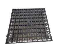 Nordara Set of 8 Grass Grid Non Path Gravel Protector Mat in Black | Size: 8 Pack Nordara Black 8 Pack