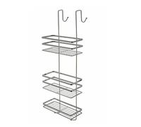Nordara Shower Shelf 3 Tier Hanging Shower Caddy in Silver | Size: 180 cm width x 180 cm drop Nordara Silver 180 cm width x 180 cm drop