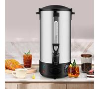 Nordara Stainless Steel Tea Urn Electric Catering Hot Water Boiler in Silver Nordara Silver