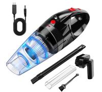 Nordara Upgraded 5000W Handheld Wet & Dry Car Vacuum Cleaner, High Power in Black | Size: 220 cm x 100 cm Nordara Black 220 cm x 100 cm