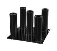 Nordara Vertical Barbell Storage Stand 5 Holes in Black Nordara Black